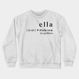 Ella Crewneck Sweatshirt